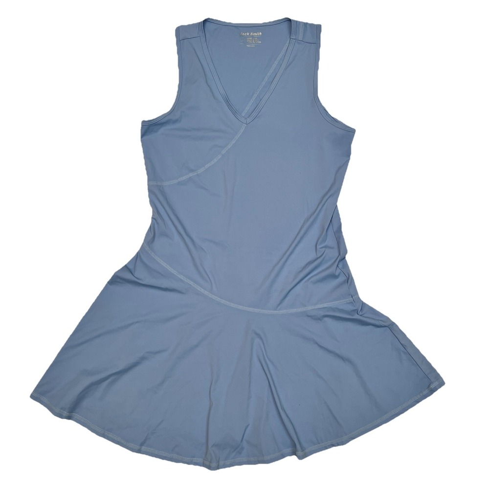 Jack Smith Sleeveless Tennis Pickleball Dress Large Blue Athleisure Activewear